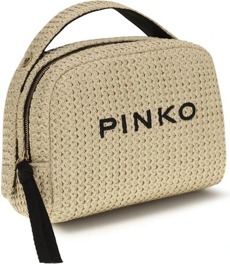 Beauty Case Pinko Raffia