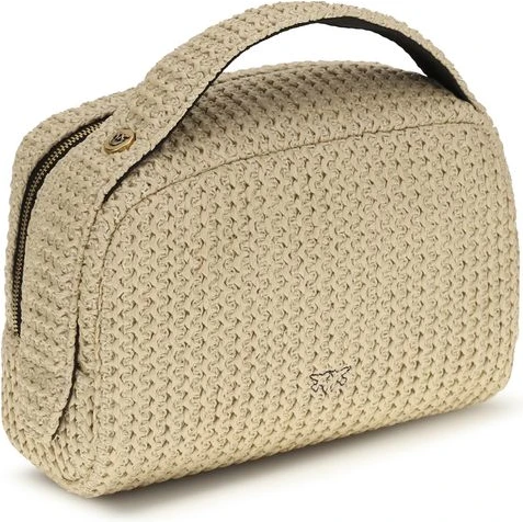 Beauty Case Pinko Raffia