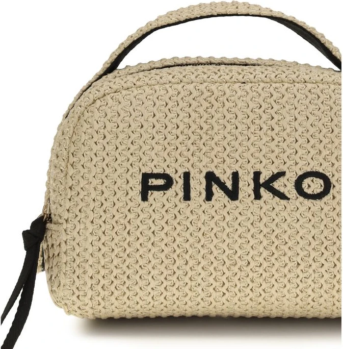 Beauty Case Pinko Raffia