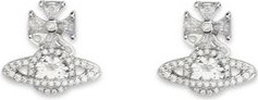 Серебряные металлические серьги Vivienne Westwood