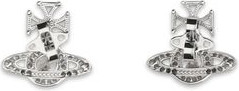 Серебряные металлические серьги Vivienne Westwood