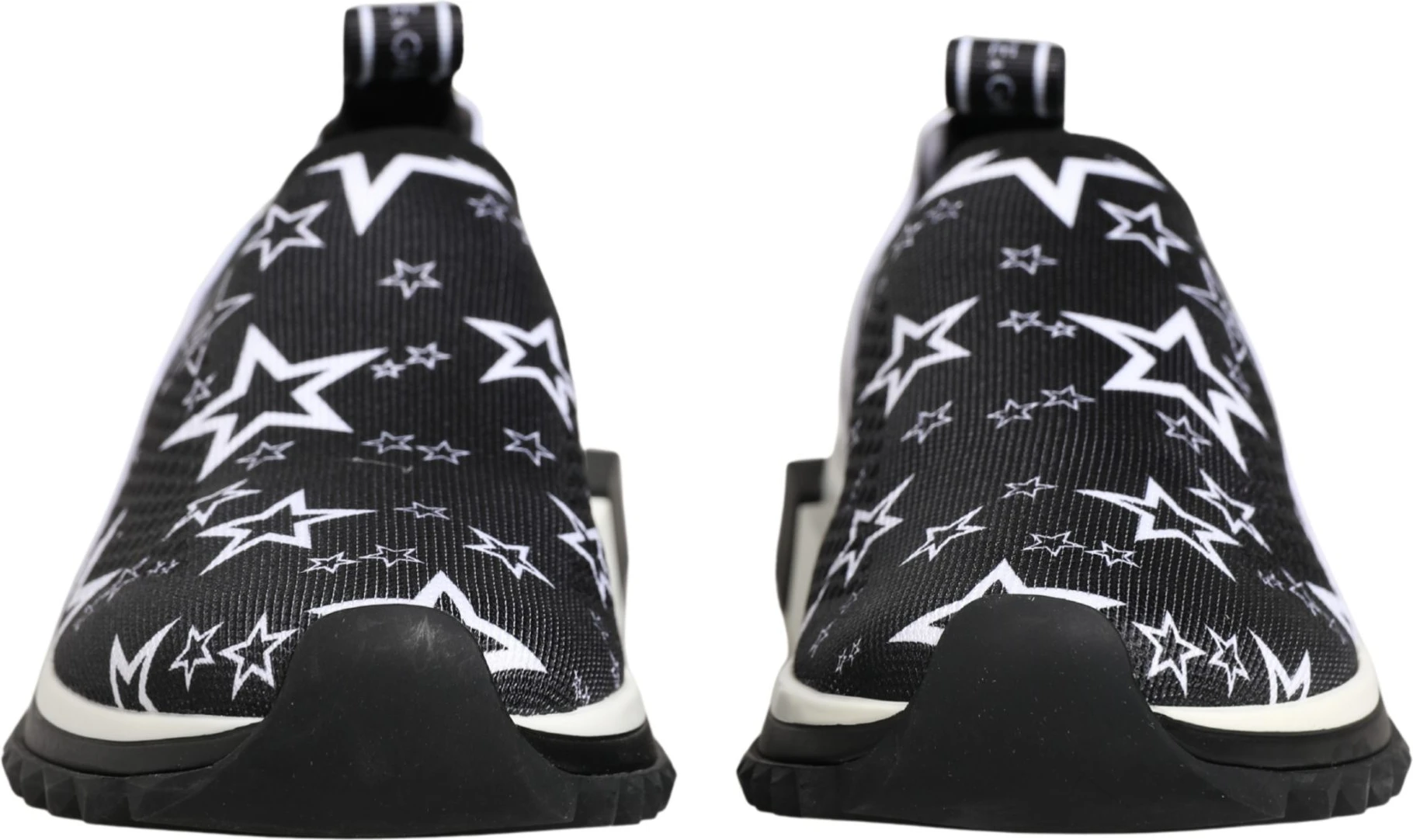 Кроссовки с низким верхом Dolce & Gabbana Black Stars Logo Sorrento