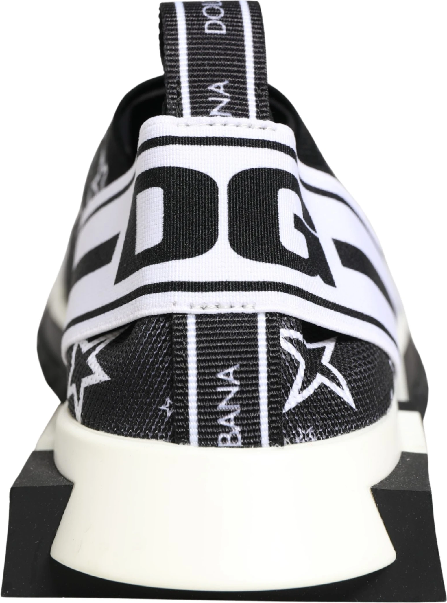 Кроссовки с низким верхом Dolce & Gabbana Black Stars Logo Sorrento
