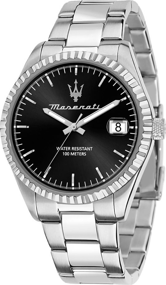 Maserati Silver Stainless Steel Dress Watch