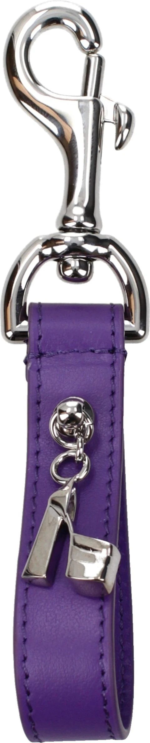 Кожаный брелок Versace
