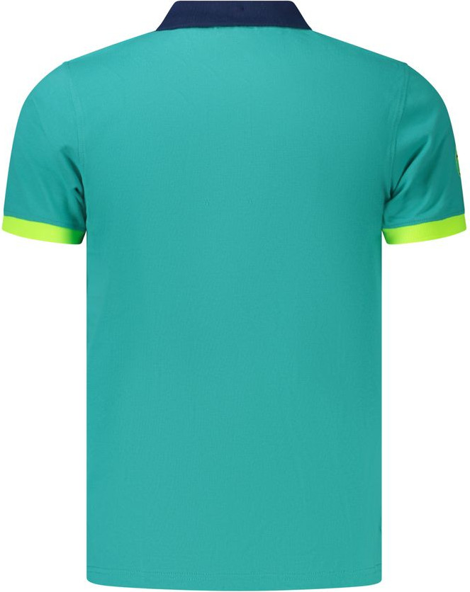 Polo Shirt Geographical Norway Azzurro Cotton Men's