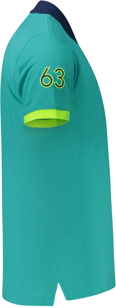 Polo Shirt Geographical Norway Azzurro Cotton Men's