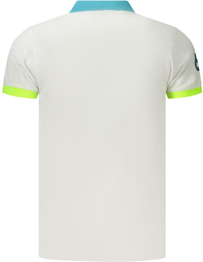 Polo Shirt Geographical Norway Bianco Cotton