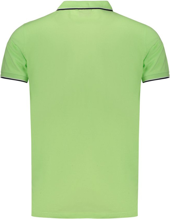 Polo Shirt Geographical Norway Verde Cotton Men's