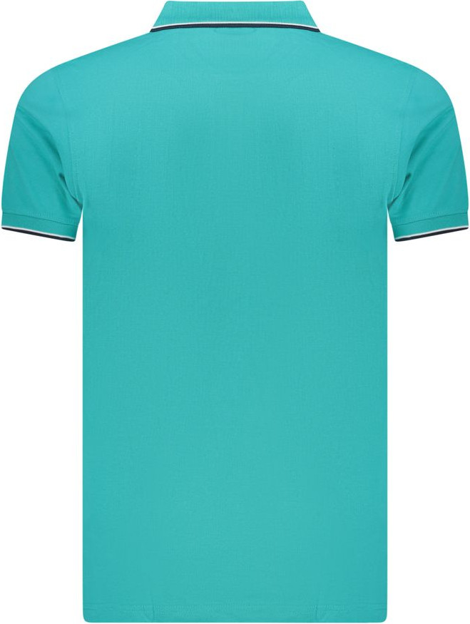 Polo Shirt Geographical Norway Azzurro Cotton Mens