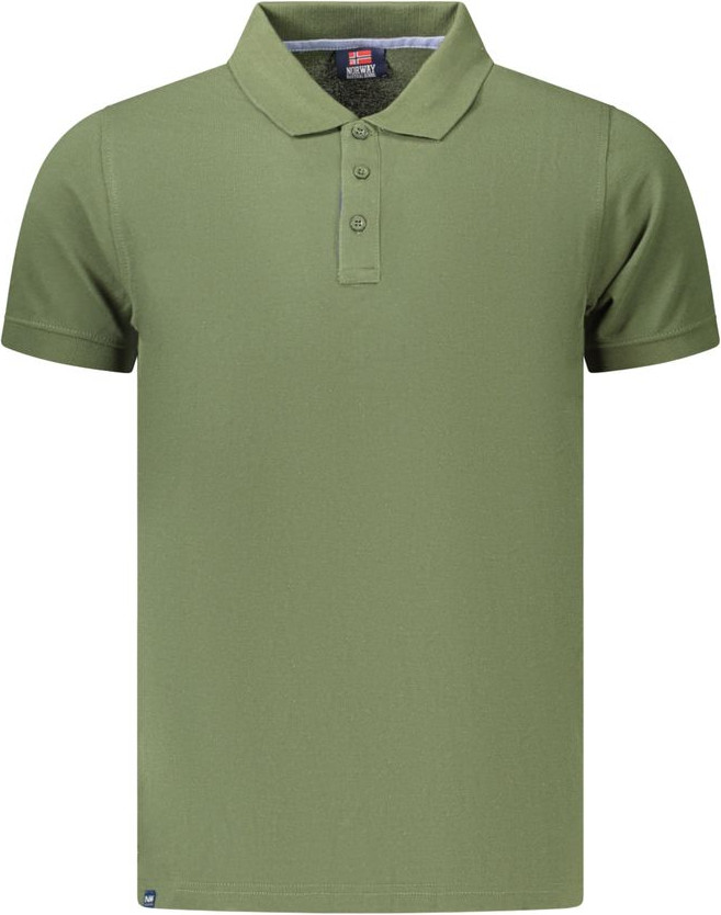 Polo Shirt Geographical Norway Verde Cotton Men's Polo