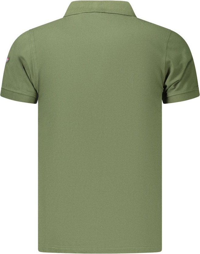 Polo Shirt Geographical Norway Verde Cotton Men's Polo
