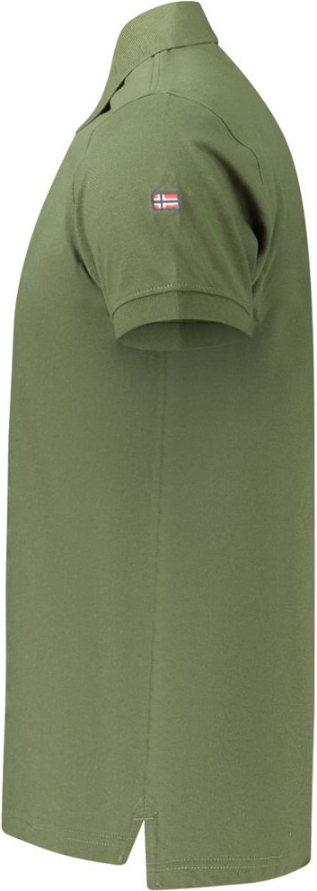 Polo Shirt Geographical Norway Verde Cotton Men's Polo