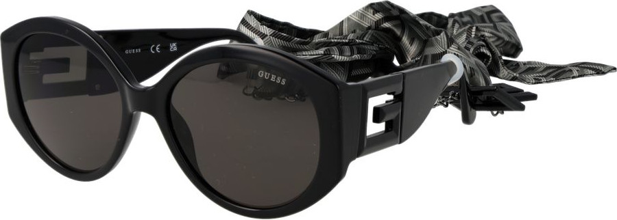 Солнцезащитные очки GUESS из черного пластика