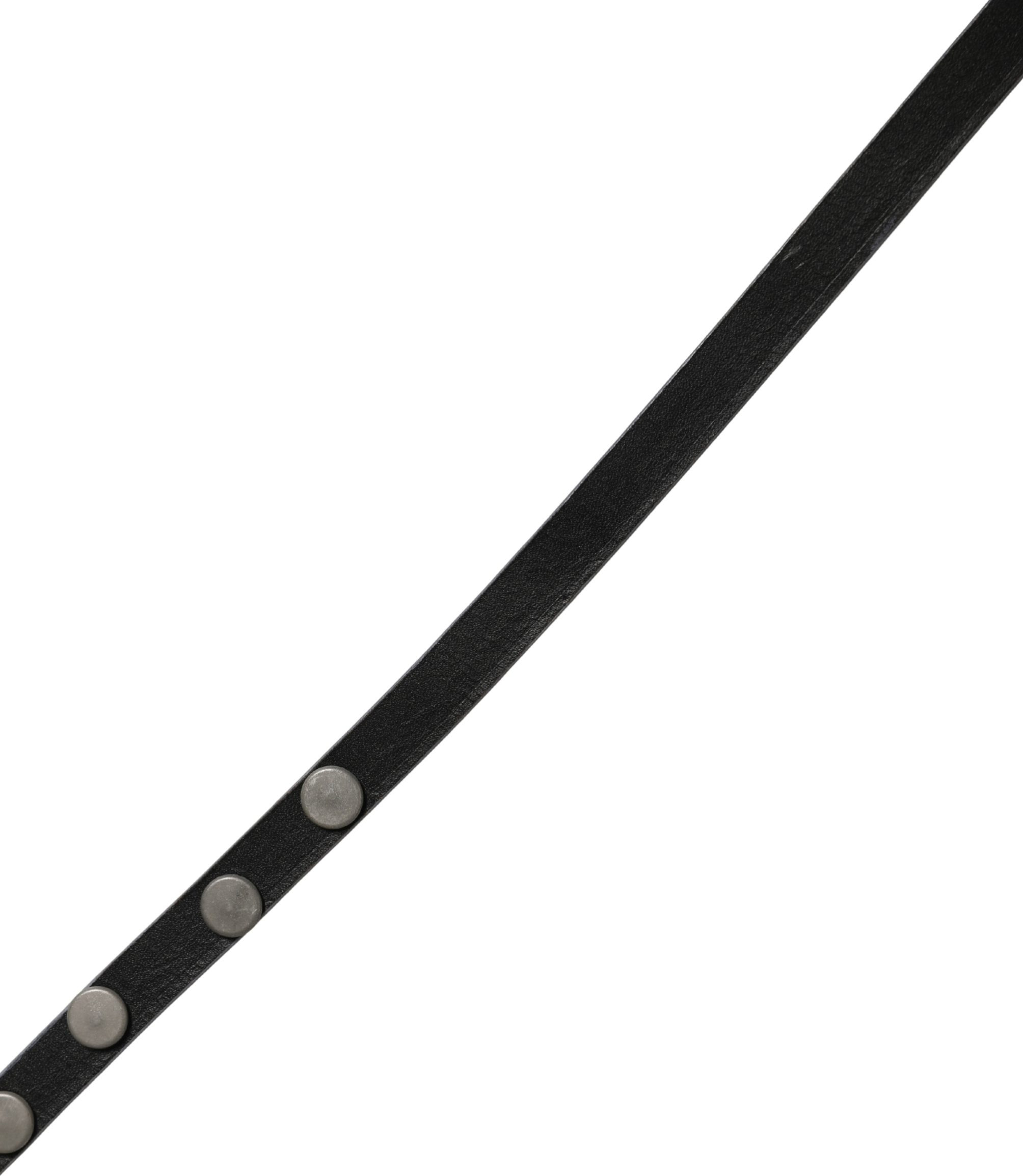 Ремень Costume National Белый Кожаный с заклепками Cintura Belt