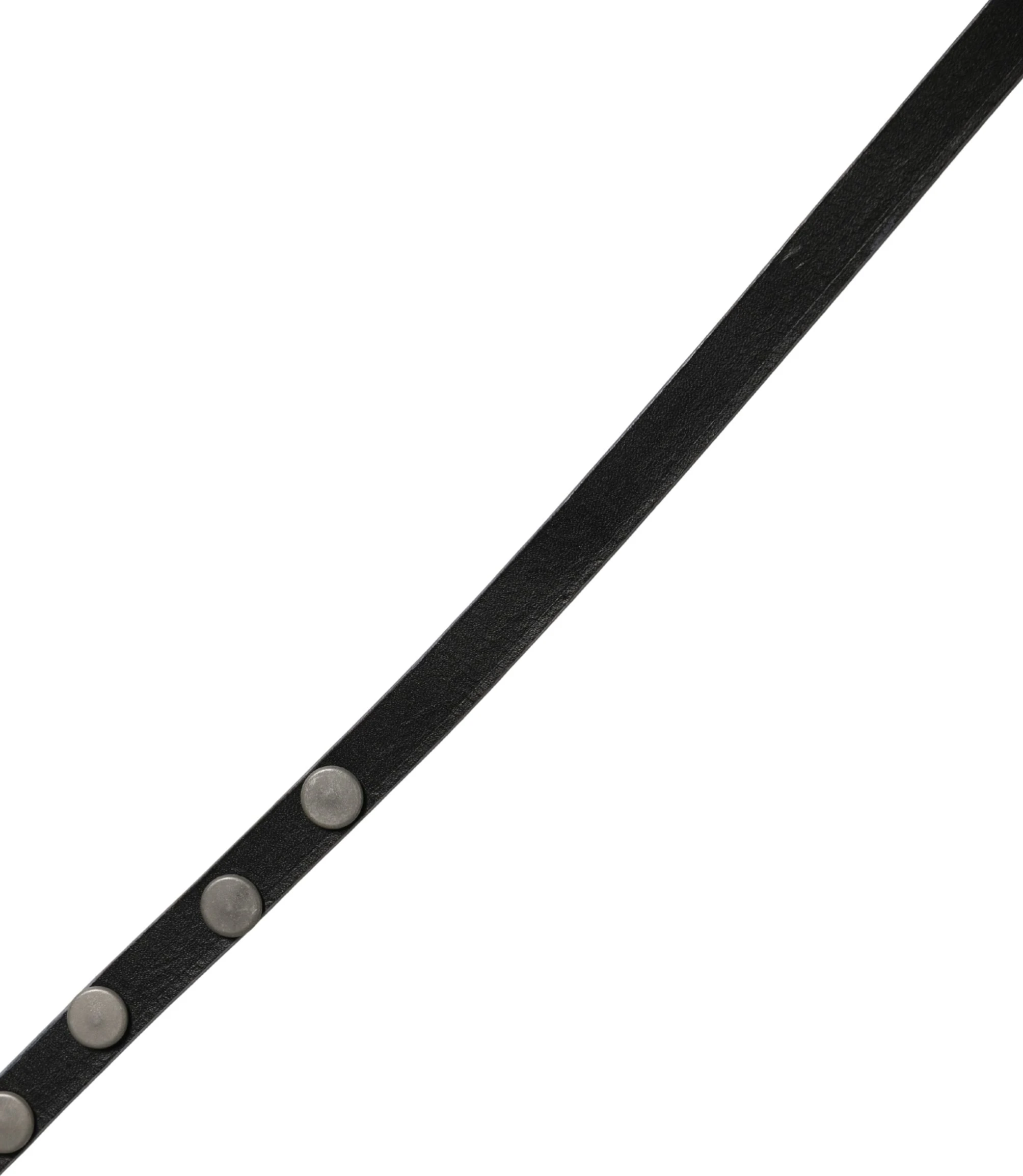 Ремень Costume National Белый Кожаный с заклепками Cintura Belt