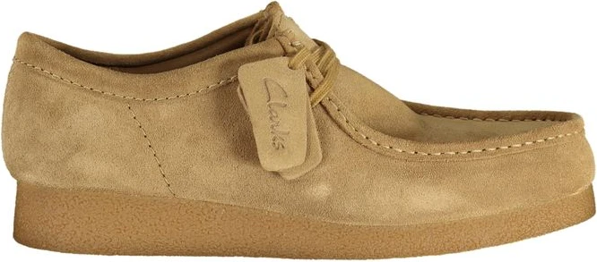 Кроссовки Clarks из замши бежевые мужские