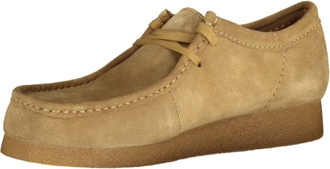 Кроссовки Clarks из замши бежевые мужские