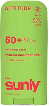 Солнцезащитный стик Attitude Mineral Sunscreen
