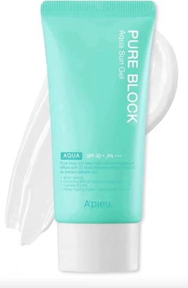 Солнцезащитный гель A'pieu Pure Block Aqua Sun Gel SPF50+ PA+++ 50 мл