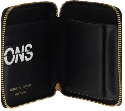 Кошелек Comme Des Garcons Black Calf Leather Bos Taurus