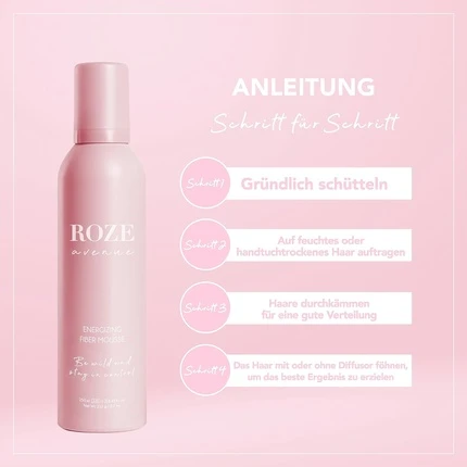 Мусс для волос Roze Avenue для объема и структурирования