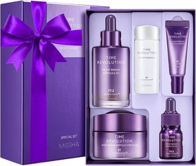 Подарочный набор Missha Time Revolution Night Repair Ampoule and Cream