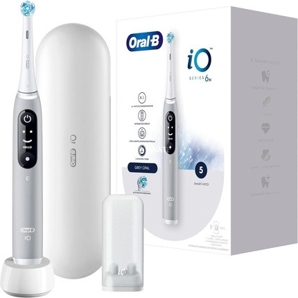 Электрическая зубная щетка Oral-B Io Series 6 Grey Opal