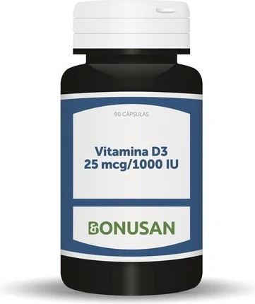 Капсулы Bonusan Vitamin D3 1000 МЕ 25 мкг