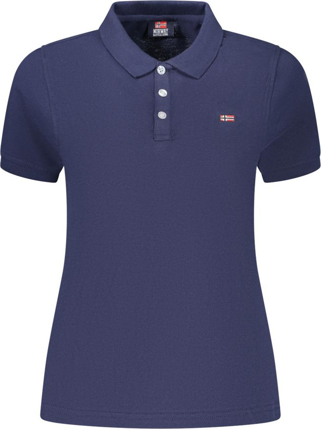 Polo Shirt Geographical Norway Blue Cotton