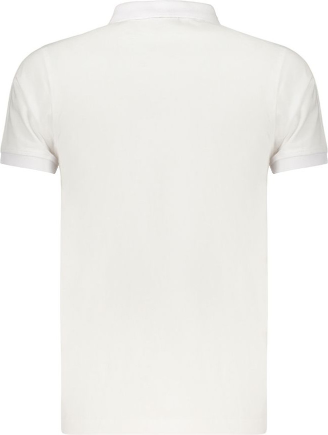 Polo Shirt Geographical Norway White Cotton