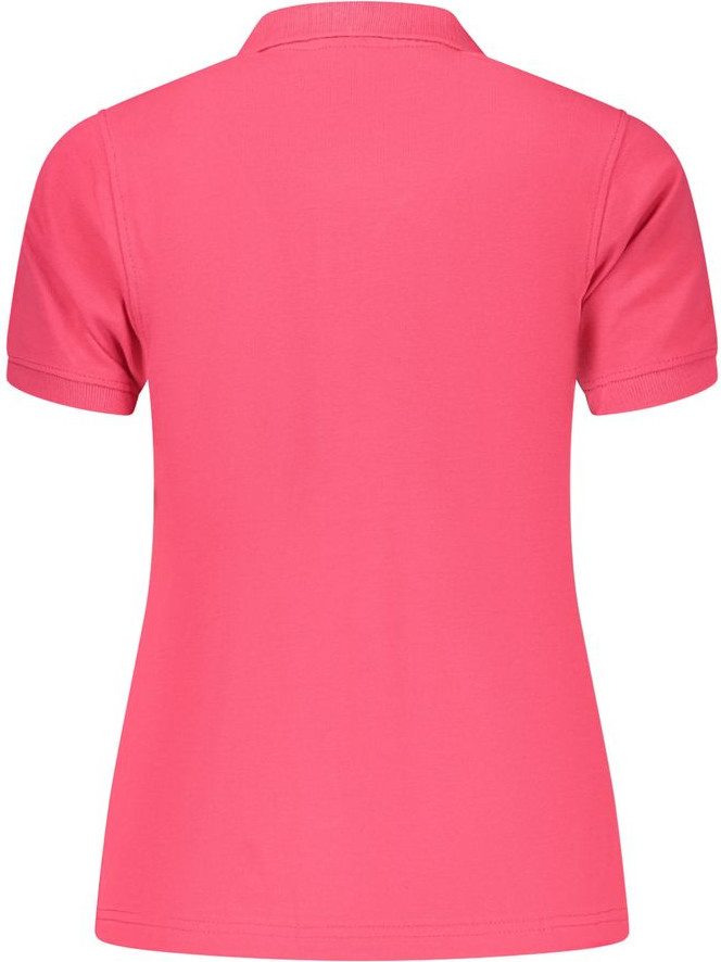 Polo Shirt Geographical Norway Pink Cotton
