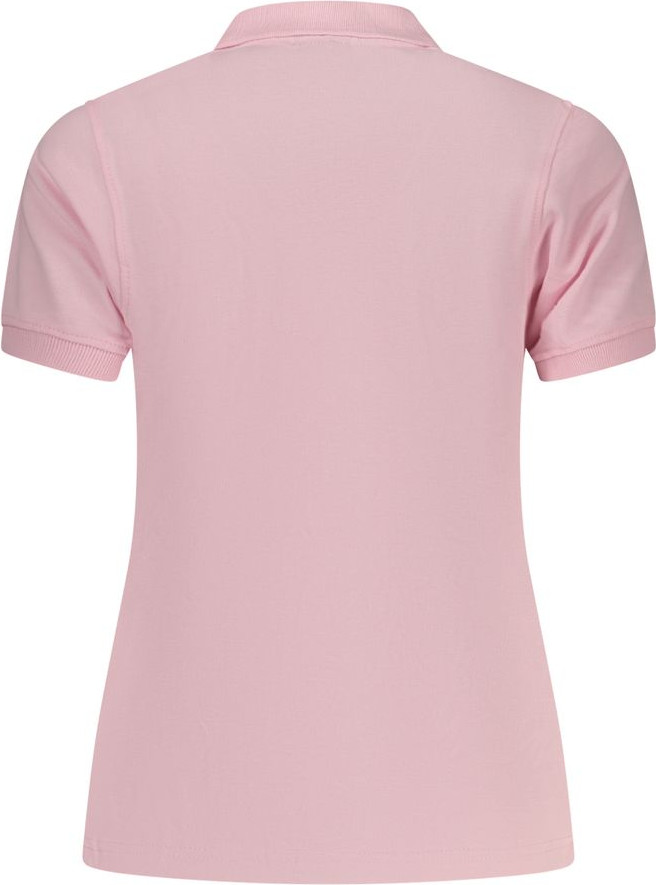 Polo Shirt Geographical Norway Pink Cotton