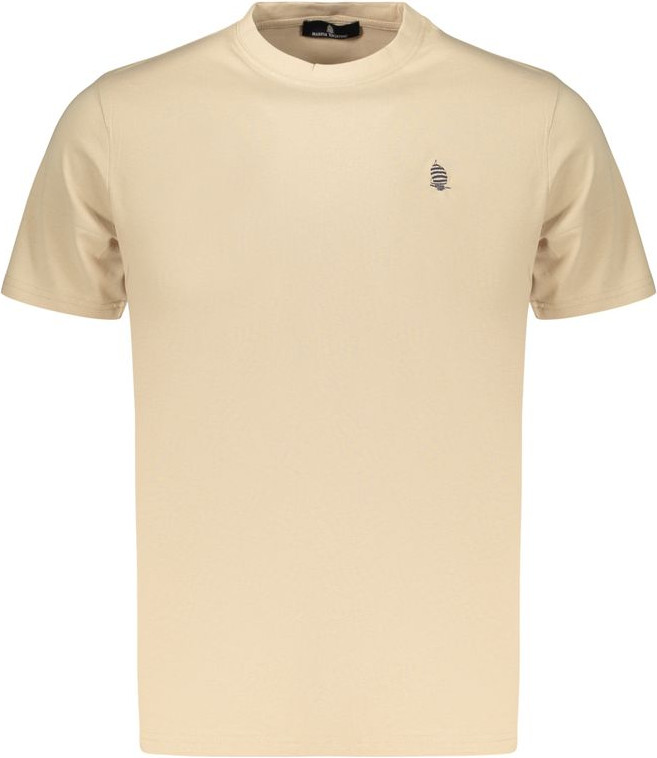 T-Shirt Marina Beige Cotton Men's