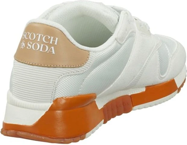 Белые кожаные кроссовки Scotch & Soda