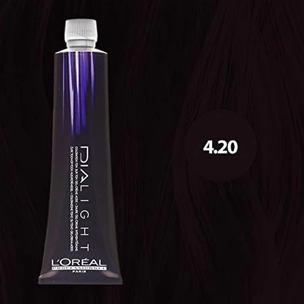 Краска для волос L'Oreal Professional Dialight Intense Iridescent Brown оттенок 4.20