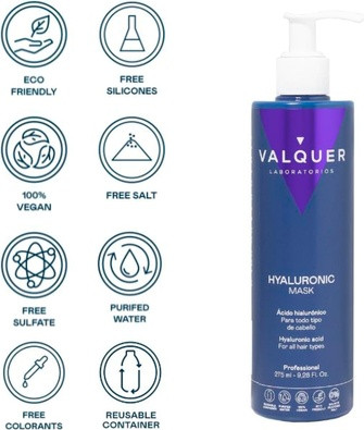 Hair Mask Valquer Hyaluronic Acid Extra Moisturizing and Vitality