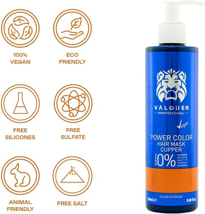 Маска для окрашенных волос Valquer Power Color (усилитель цвета)