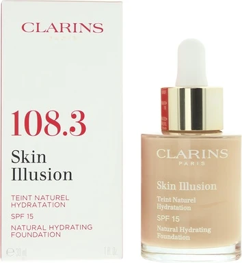 Тональная основа Clarins Skin Illusion Natural Hydrating Spf 15