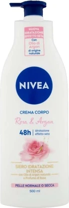 Body Cream Nivea Rose & Argan Oil