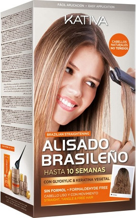 Kativa Professional Brazilian Straightening Hair Treatment Kit