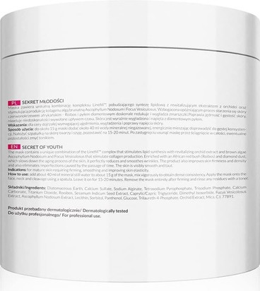 Algae Mask APIS Secret of Youth Lifting and Tensing