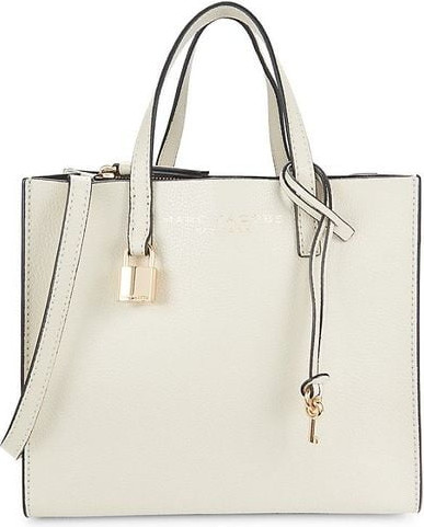 Tote Bag The Marc Jacobs Женская мини-сумка Pebbled Tote - Marshmallow