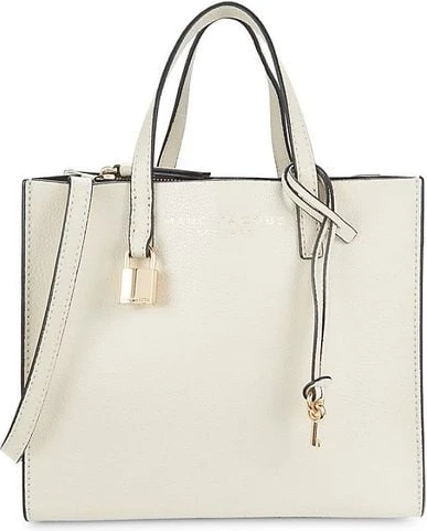 Tote Bag The Marc Jacobs Женская мини-сумка Pebbled Tote - Marshmallow