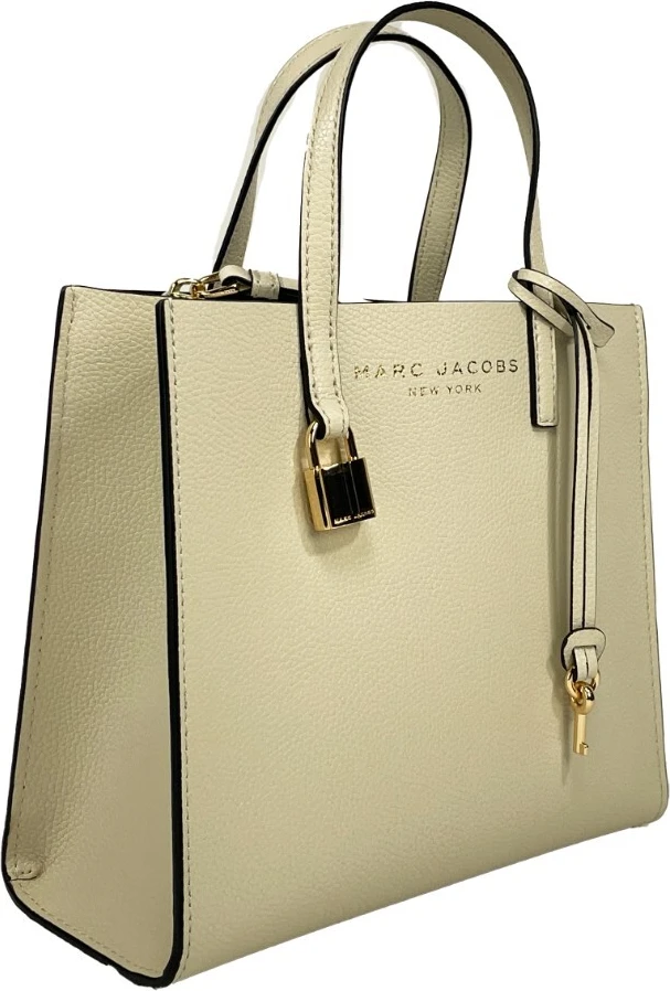Tote Bag The Marc Jacobs Женская мини-сумка Pebbled Tote - Marshmallow