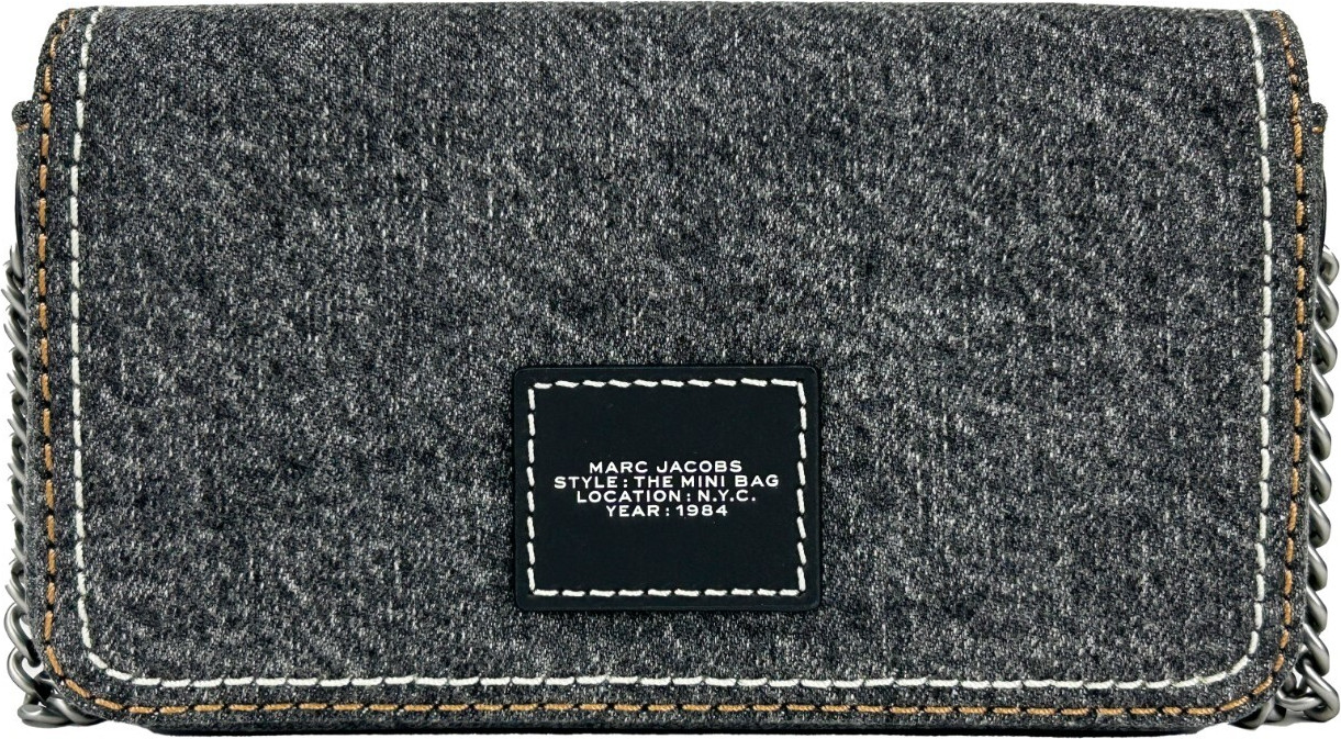 Мини-сумка The Marc Jacobs The Denim Chain Mini Bag - Black Wash