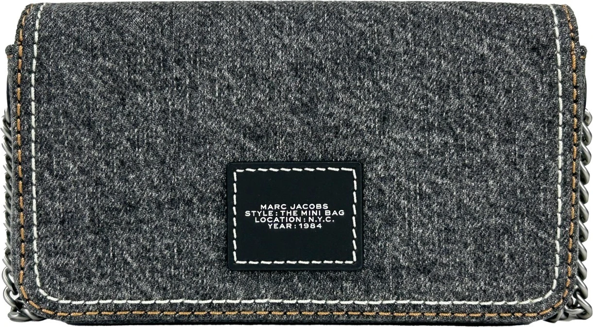 Мини-сумка The Marc Jacobs The Denim Chain Mini Bag - Black Wash