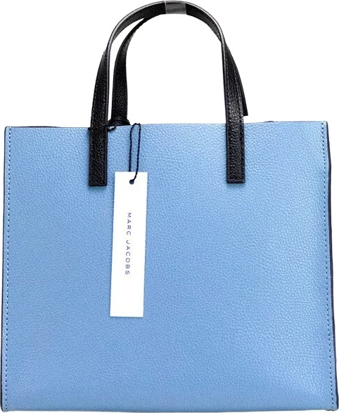 Сумка-тоут The Marc Jacobs Grind Mini Blue Heaven Colorblock из кожи