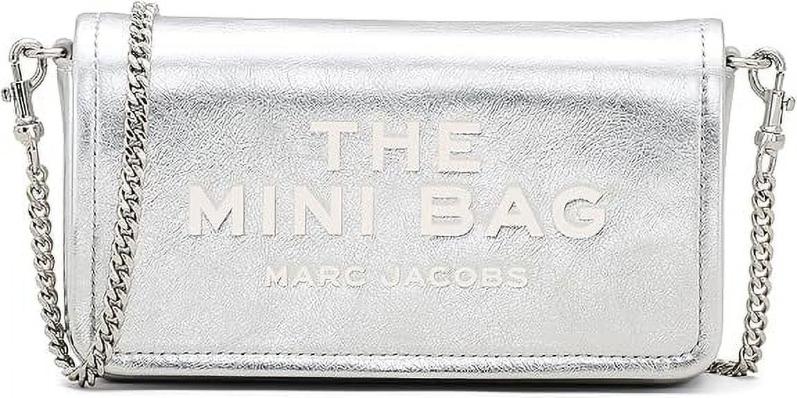 Мини-сумка The Metallic Leather Chain от Marc Jacobs
