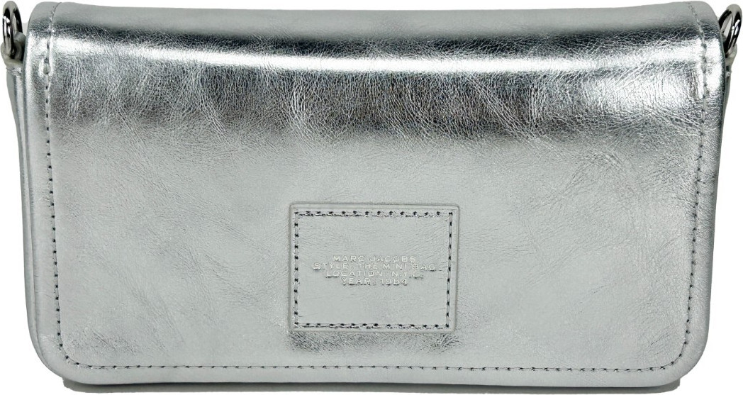 Мини-сумка The Metallic Leather Chain от Marc Jacobs